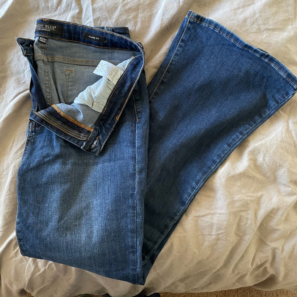 Judy Blue High Rise Dark Wash Flare Jeans JB88284